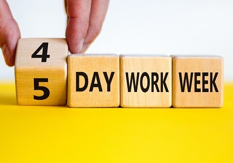 4,Or,5,Day,Work,Week,Symbol.,Businessman,Turns,The